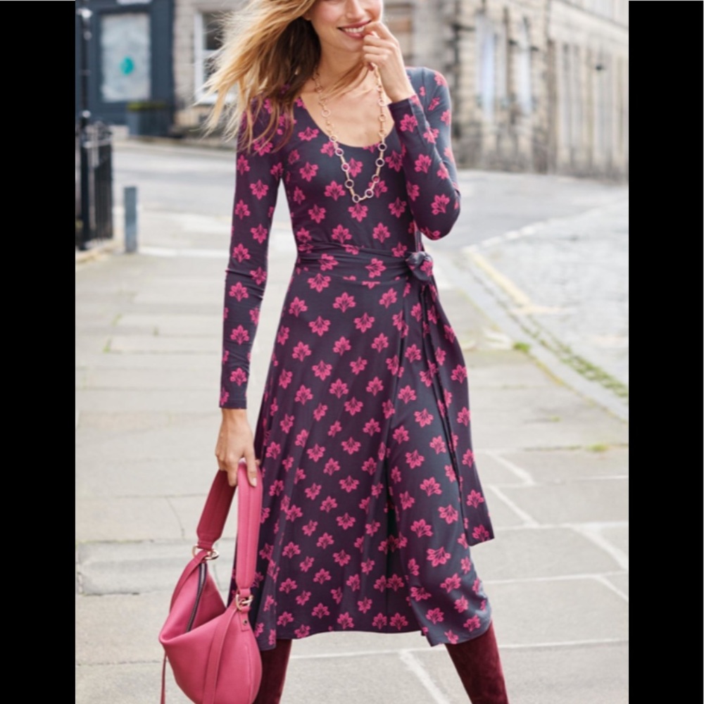 Boden Silvia Scoop Neck Dress, US 16 Long